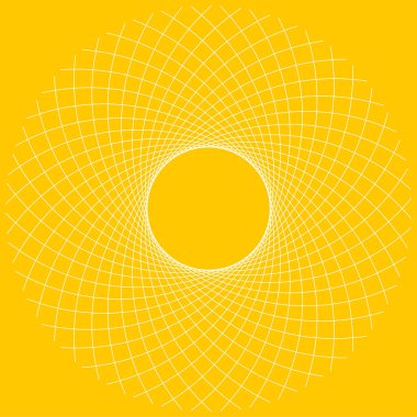 Özet geç, nilüfer çiçeği mandala, motif ikonu, sembol. Stock vektör illüstrasyonu, Clip-art grafikleri