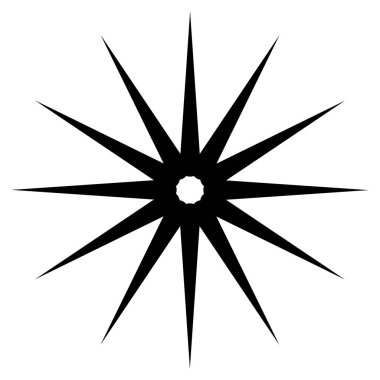 Radikal, dairesel çizgiler, teller. Işık saçan çizgiler, çizgiler. Eşmerkezli patlama, patlama etkisi vektör çizimi