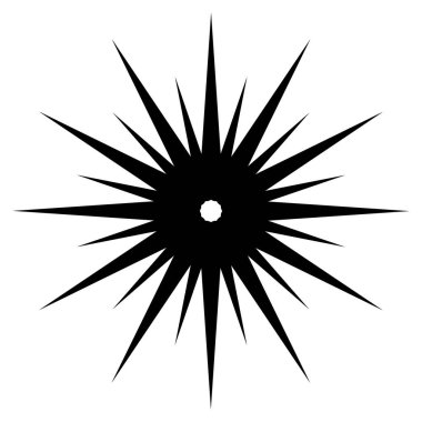 Radikal, dairesel çizgiler, teller. Işık saçan çizgiler, çizgiler. Eşmerkezli patlama, patlama etkisi vektör çizimi