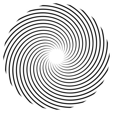 Sarmal, girdap, dönme elementi. Döngüsel girdap, kasırga bükülme tasarımı