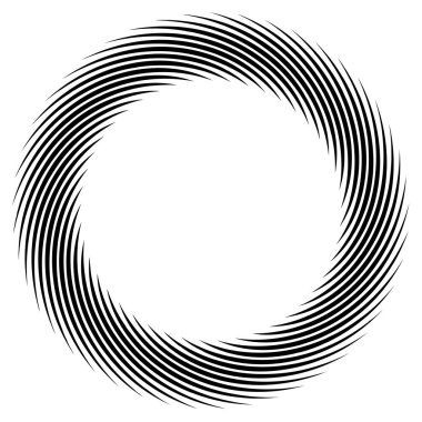 Sarmal, girdap, dönme elementi. Döngüsel girdap, kasırga bükülme tasarımı