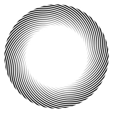 Sarmal, girdap, dönme elementi. Döngüsel girdap, kasırga bükülme tasarımı