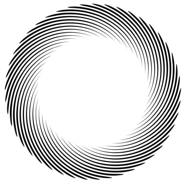 Sarmal, girdap, dönme elementi. Döngüsel girdap, kasırga bükülme tasarımı