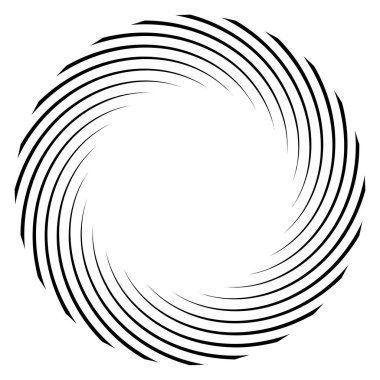 Sarmal, girdap, dönme elementi. Döngüsel girdap, kasırga bükülme tasarımı