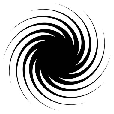 Sarmal, girdap, dönme elementi. Döngüsel girdap, kasırga bükülme tasarımı