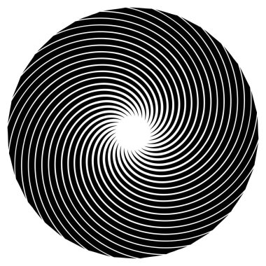 Sarmal, girdap, dönme elementi. Döngüsel girdap, kasırga bükülme tasarımı