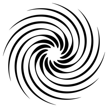 Sarmal, girdap, dönme elementi. Döngüsel girdap, kasırga bükülme tasarımı