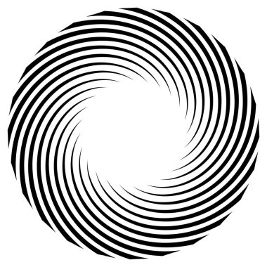 Sarmal, girdap, dönme elementi. Döngüsel girdap, kasırga bükülme tasarımı