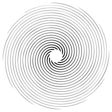 Sarmal, girdap, dönme elementi. Döngüsel girdap, kasırga bükülme tasarımı