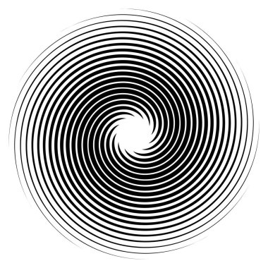 Sarmal, girdap, dönme elementi. Döngüsel girdap, kasırga bükülme tasarımı