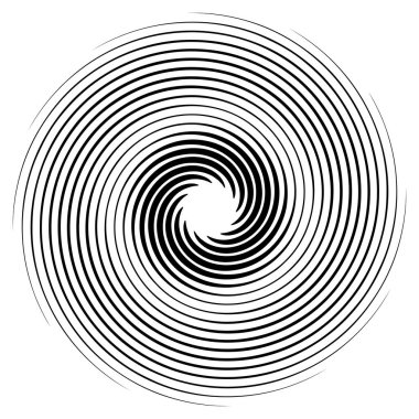 Sarmal, girdap, dönme elementi. Döngüsel girdap, kasırga bükülme tasarımı