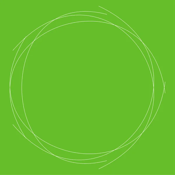 Sertissage Gribouillage Lignes Enchevêtrées Circulaires Élément Circulaire Illustration Vectorielle Stock — Image vectorielle