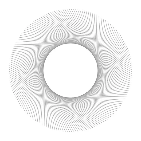 Spirale Tourbillon Élément Tourbillonnant Tourbillon Cyclique Conception Contorsion Tourbillon — Image vectorielle