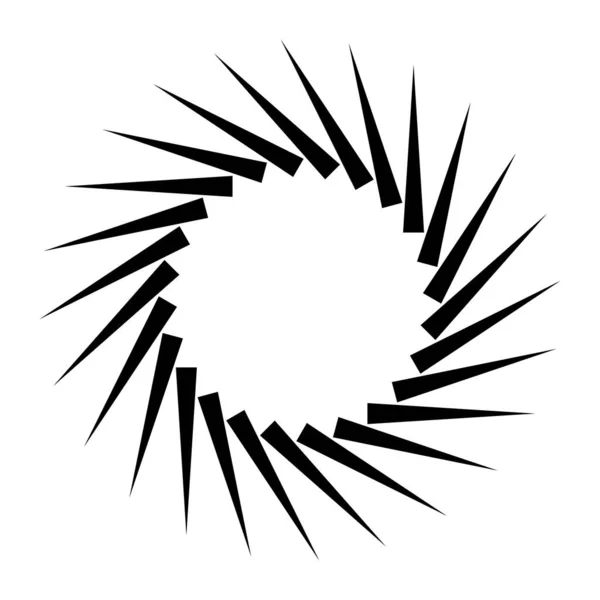 Spirale Tourbillon Élément Tourbillonnant Tourbillon Cyclique Conception Contorsion Tourbillon — Image vectorielle