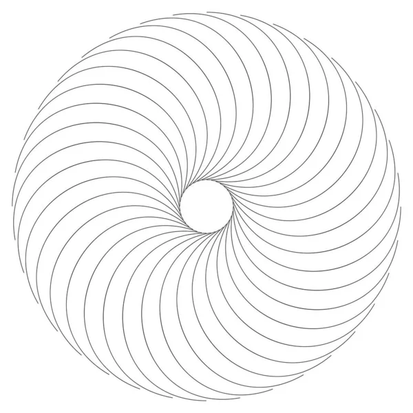 Spirála Víření Kroucení Cyklický Whirlpool Vířivý Design Zkroucení — Stockový vektor