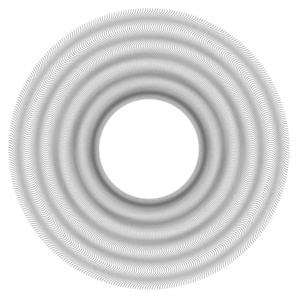 Спіральний Вихровий Вихровий Елемент Циклічний Джакузі Вихровий Дизайн Викривлення — стоковий вектор