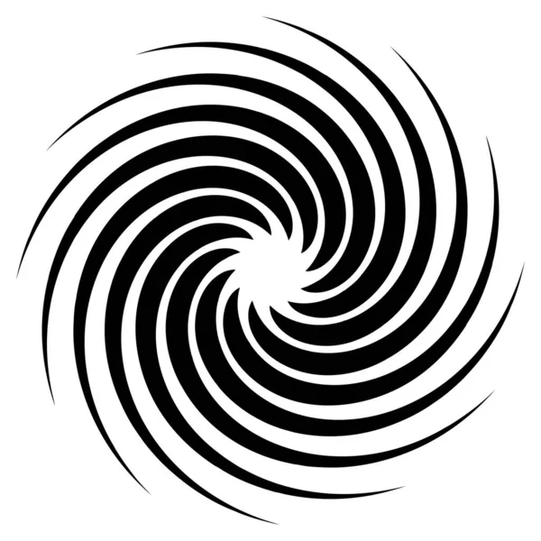 Espiral Remolino Elemento Giratorio Hidromasaje Cíclico Diseño Contorsión Torbellino — Vector de stock