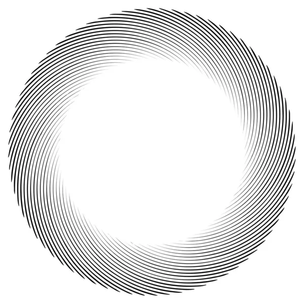 Espiral Redemoinho Elemento Giratório Hidromassagem Cíclica Projeto Contorção Redemoinho —  Vetores de Stock