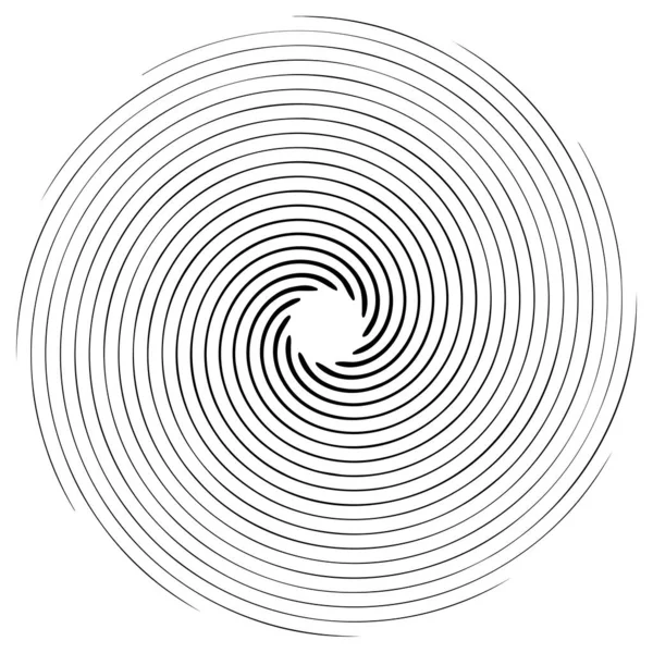 Espiral Remolino Elemento Giratorio Hidromasaje Cíclico Diseño Contorsión Torbellino — Archivo Imágenes Vectoriales