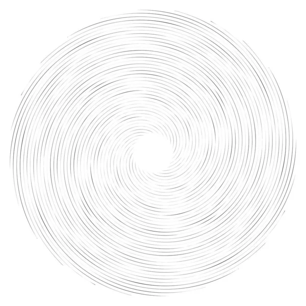 Espiral Remolino Elemento Giratorio Hidromasaje Cíclico Diseño Contorsión Torbellino — Vector de stock