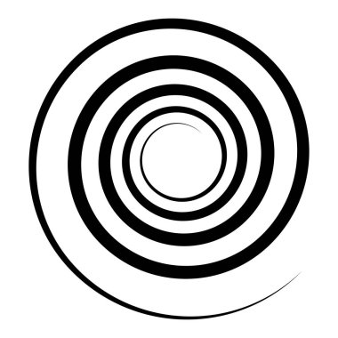 Sarmal, girdap, dönme elementi. Döngüsel girdap, kasırga bükülme tasarımı