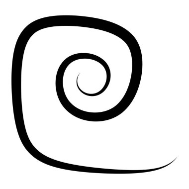 Sarmal, girdap, dönme elementi. Döngüsel girdap, kasırga bükülme tasarımı