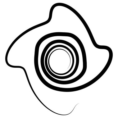 Sarmal, girdap, dönme elementi. Döngüsel girdap, kasırga bükülme tasarımı