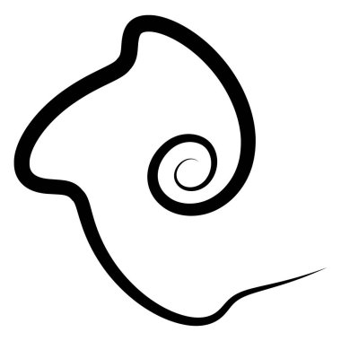 Sarmal, girdap, dönme elementi. Döngüsel girdap, kasırga bükülme tasarımı