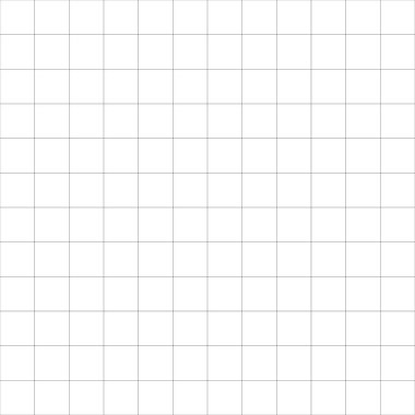 Kare şebeke, ağ. Grafik, çizim, koordine kağıt deseni, doku vektör çizimi. Kusursuz bir şekilde tekrarlanabilir..