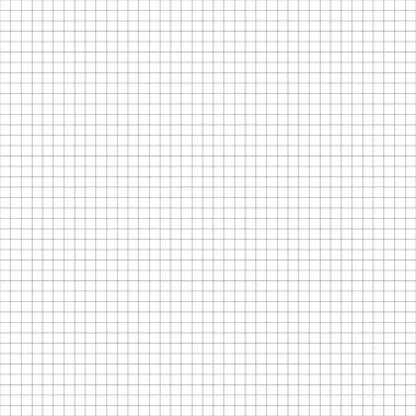 Kare şebeke, ağ. Grafik, çizim, koordine kağıt deseni, doku vektör çizimi. Kusursuz bir şekilde tekrarlanabilir..