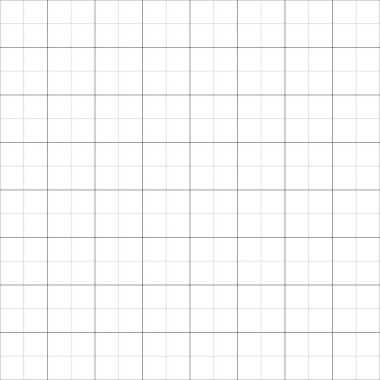 Kare şebeke, ağ. Grafik, çizim, koordine kağıt deseni, doku vektör çizimi. Kusursuz bir şekilde tekrarlanabilir..