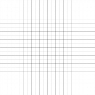 Kare şebeke, ağ. Grafik, çizim, koordine kağıt deseni, doku vektör çizimi. Kusursuz bir şekilde tekrarlanabilir..