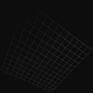 Soyut 3D ızgara, perspektif örgüsü. Damalı uzamsal kareler desen, kare tasarım ögesi