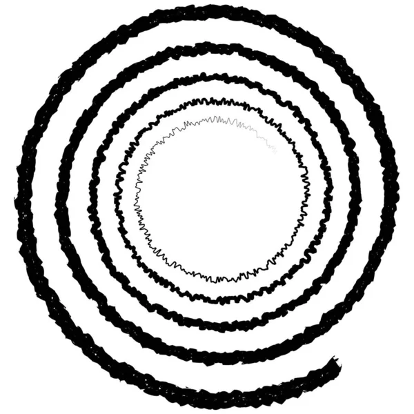 Espiral Remolino Elemento Giratorio Hidromasaje Cíclico Diseño Contorsión Torbellino — Vector de stock