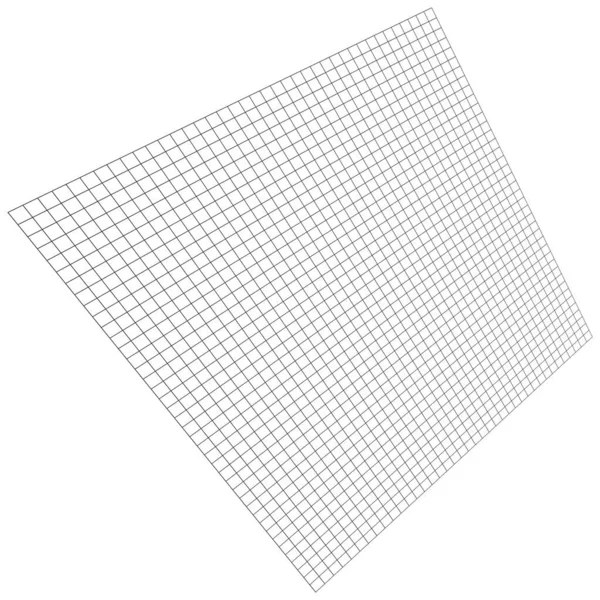 Abstraktes Raster Gitter Der Perspektive Karo Räumliche Quadrate Muster Quadrate — Stockvektor