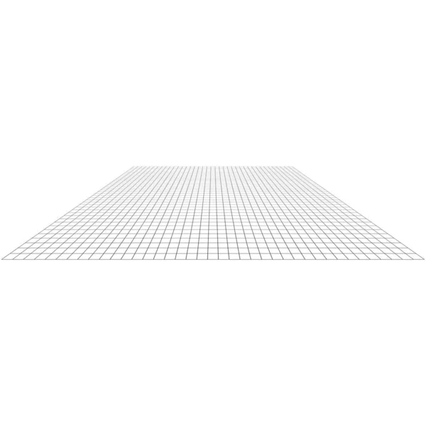 Abstraktes Raster Gitter Der Perspektive Karo Räumliche Quadrate Muster Quadrate — Stockvektor