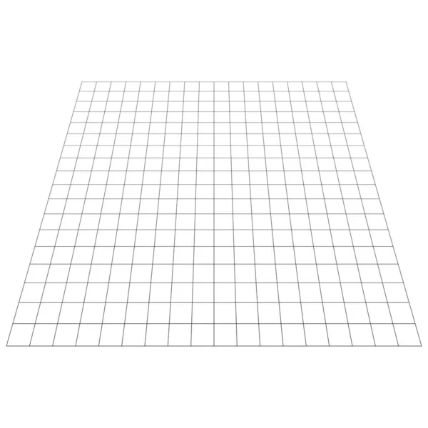 摘要三维网格 网格透视 检查空间正方形图案 正方形设计元素 — 图库矢量图片