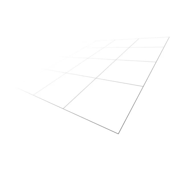 Αφηρημένη Πλέγμα Πλέγμα Προοπτική Καρό Μοτίβο Χωρικών Τετραγώνων Στοιχείο Σχεδιασμού — Διανυσματικό Αρχείο