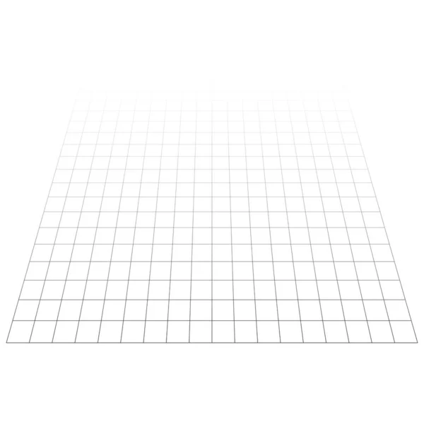 Αφηρημένη Πλέγμα Πλέγμα Προοπτική Καρό Μοτίβο Χωρικών Τετραγώνων Στοιχείο Σχεδιασμού — Διανυσματικό Αρχείο