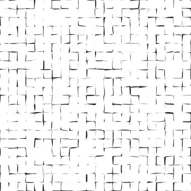 Tekrarlanan geometrik siyah beyaz desen, arkaplan, doku