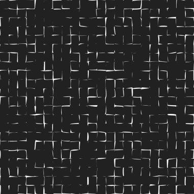 Tekrarlanan geometrik siyah beyaz desen, arkaplan, doku