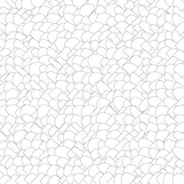 Tekrarlanan geometrik siyah beyaz desen, arkaplan, doku
