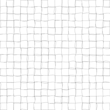 Tekrarlanan geometrik siyah beyaz desen, arkaplan, doku