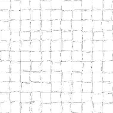 Tekrarlanan geometrik siyah beyaz desen, arkaplan, doku