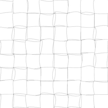 Tekrarlanan geometrik siyah beyaz desen, arkaplan, doku