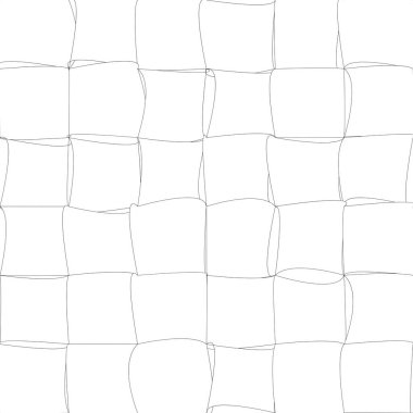 Tekrarlanan geometrik siyah beyaz desen, arkaplan, doku