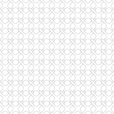 Tekrarlanan geometrik siyah beyaz desen, arkaplan, doku