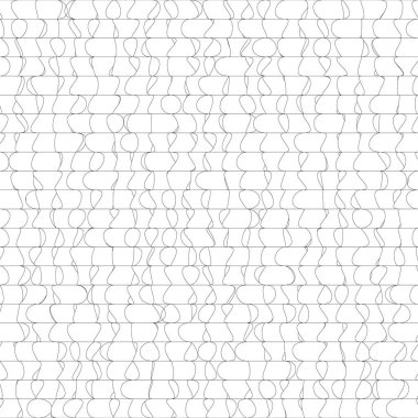 Tekrarlanan geometrik siyah beyaz desen, arkaplan, doku