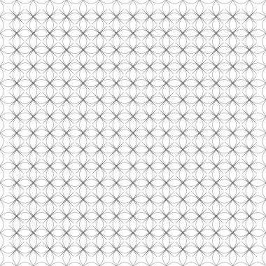 Tekrarlanan geometrik siyah beyaz desen, arkaplan, doku