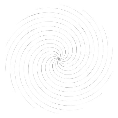 Sarmal, girdap, dönme elementi. Döngüsel girdap, kasırga esneme tasarımı. Stock vektör illüstrasyonu, Clip sanat grafikleri